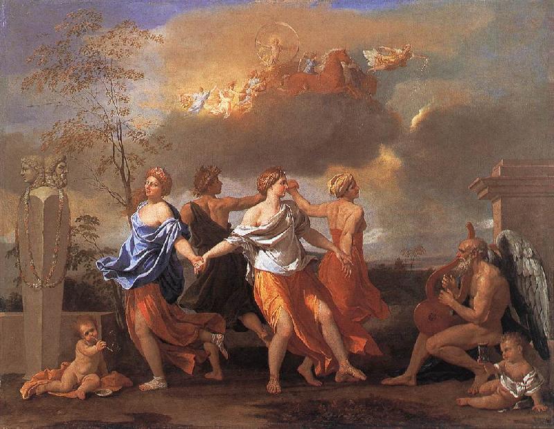 POUSSIN, Nicolas Dance to the Music of Time asfg